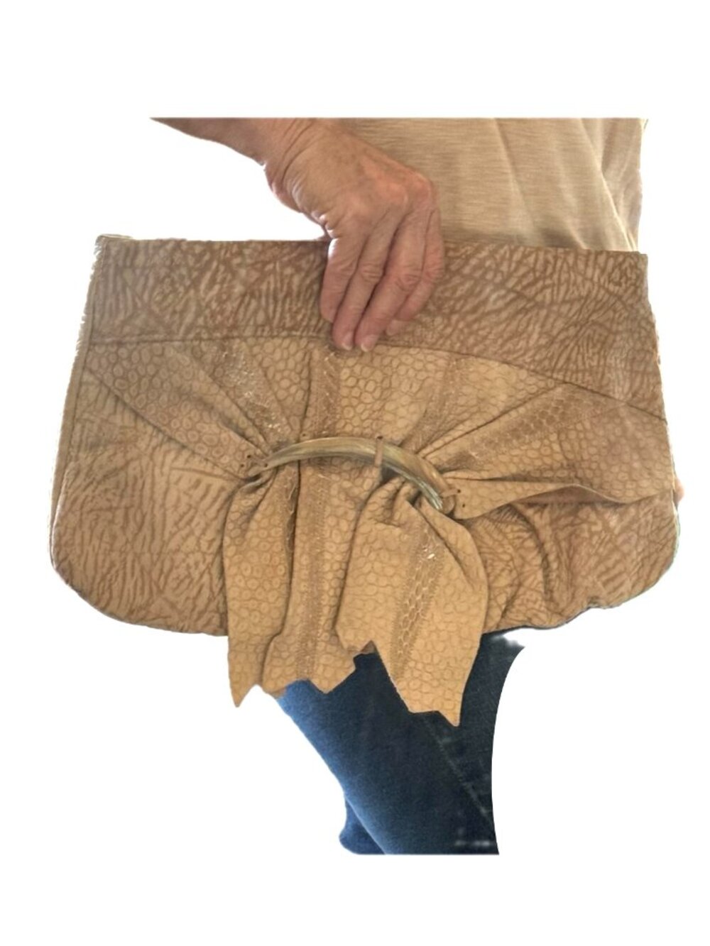 Designs by Dmitri Large Convertible Shoulder to Clutch Bag